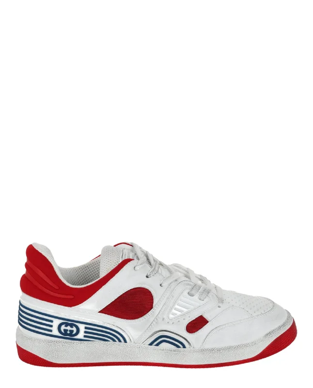 Men's Flexible Sole Boots Basket Leather Low-Top Sneakers