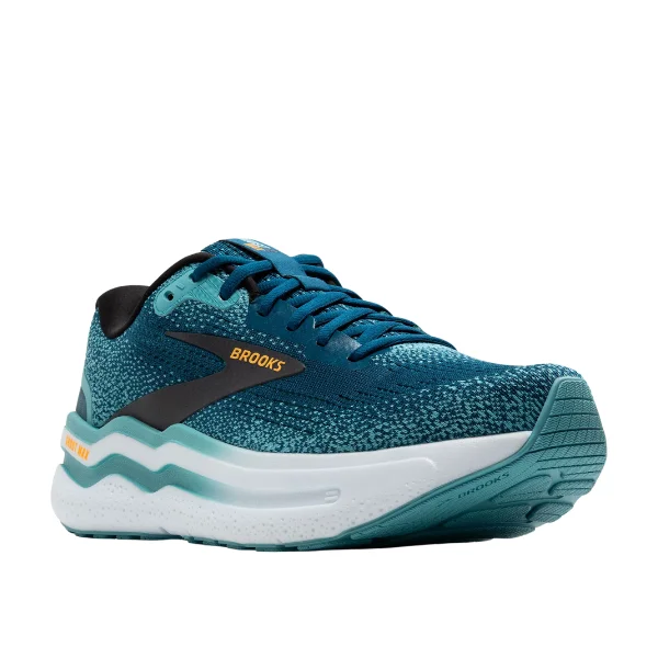 Men's Supportive Shoes Brooks Men's Ghost Max 2 Blue/Aqua