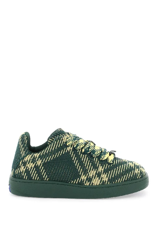 Men's Flexible Sole Shoes Burberry Sneaker Box With Check Processing