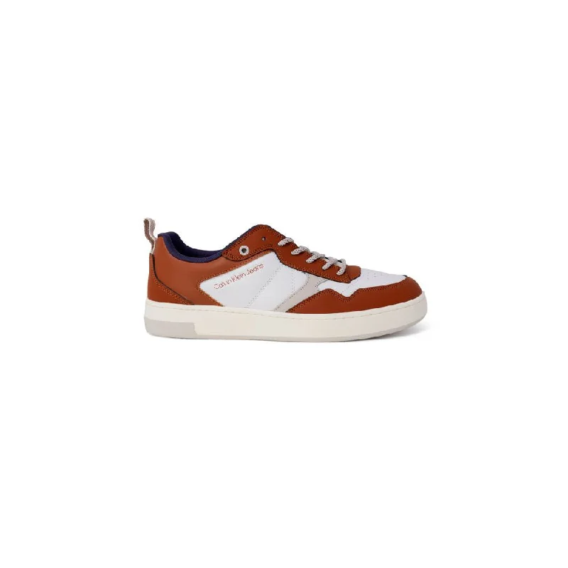 All-Season Boots For Men Calvin Klein Jeans  Leather Men's Sneaker