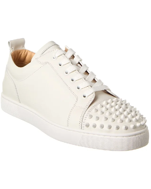 Seasonal Shoe Sale With Incredible Discounts Christian Louboutin Louis Junior Spikes Leather Sneaker Seasonal Shoe Sale With Incredible Discounts Christian Louboutin Louis Junior Spikes Leather Sneaker