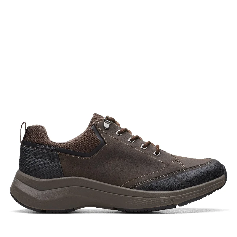 Men's Handcrafted Boots Clarks Wave 2.0 Vibe in Brown Oiled Leather