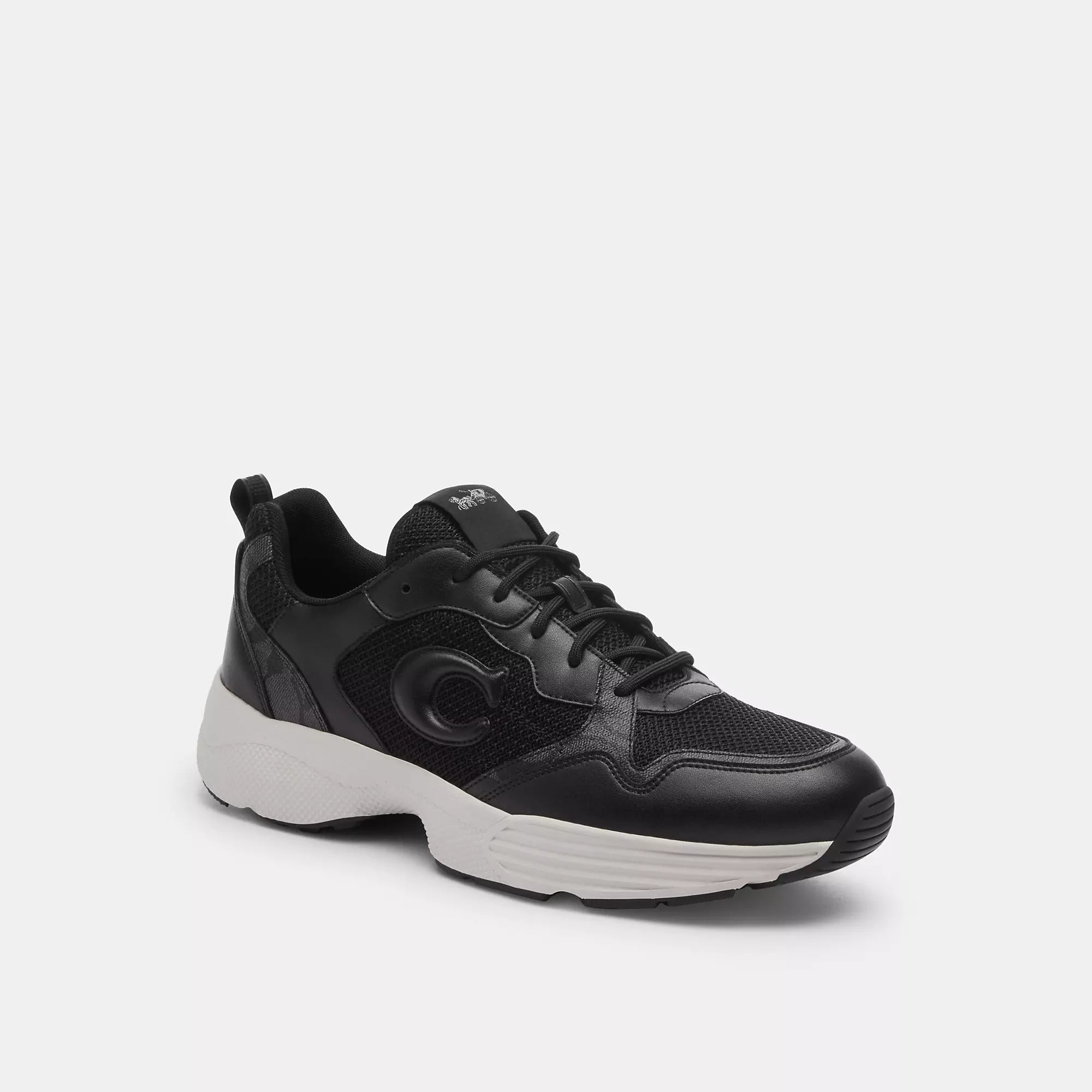 Men's Cozy Shoes Coach Outlet Strider Sneaker In Signature Canvas