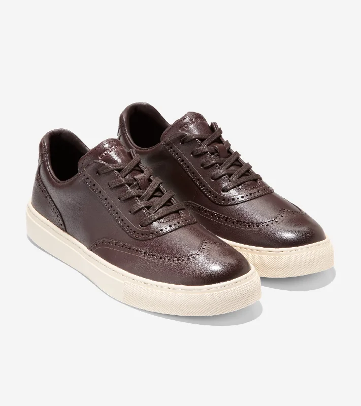 Men's Modern Shoes Cole Haan Grand Kittery Wingtip Sneakers