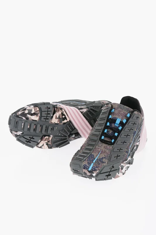 Men's Casual Boots Diesel Camo Prototype Low Sneakers With Rubber Application