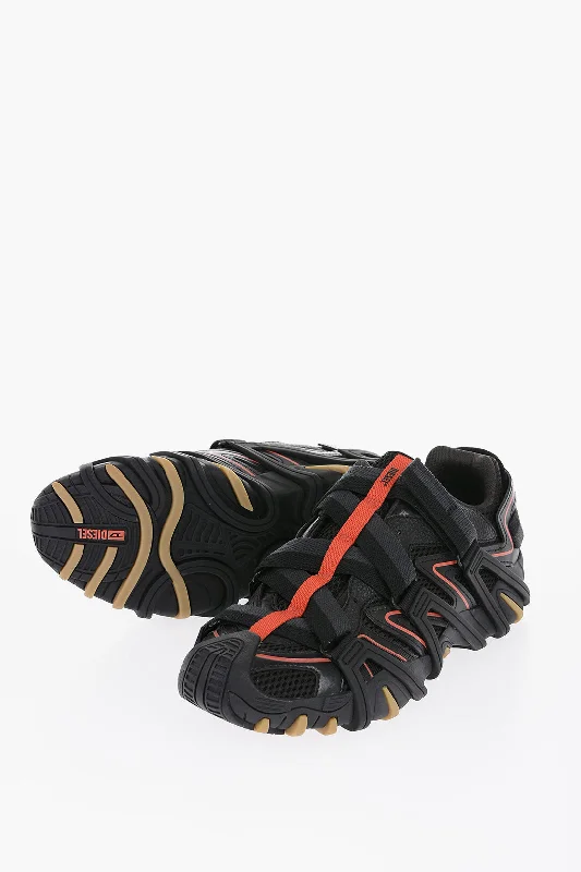 Men's Soft Boots Diesel Mesh S-Prototype-Cr Sneakers With Velcro Fastening