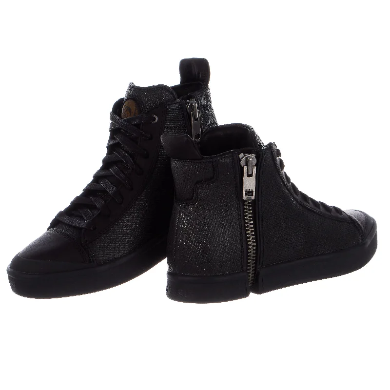 Men's Modern Shoes Diesel S-Nentish Zip-Round Fashion Sneaker Boot Shoe - Mens