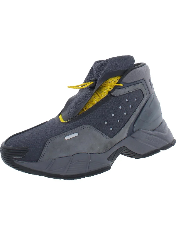 Men's Breathable Shoes Ecto Boot Mens Leather Gym Basketball Shoes