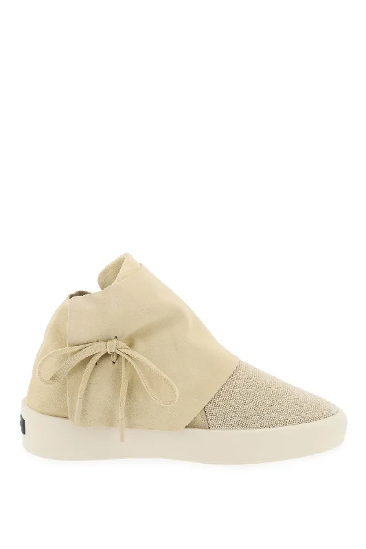 Men's Casual Boots Fear Of God Mid-Top Suede And Bead Sneakers.