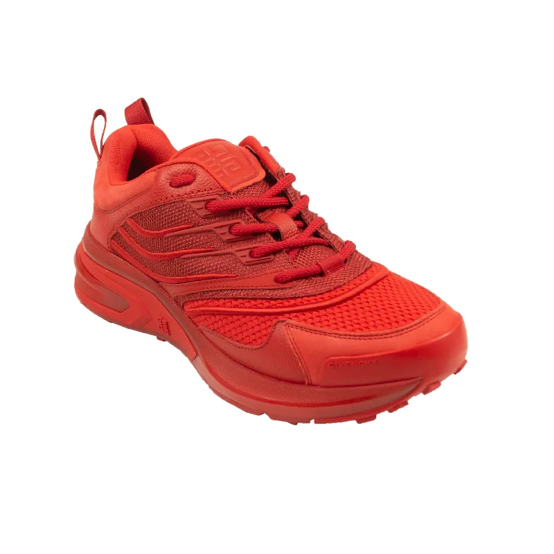 Men's Casual Shoes Givenchy Giv 1 Lace Up Sneakers - Red