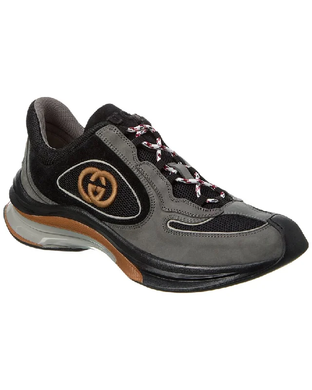 Men's Classic Shoes Gucci Run Suede Sneaker