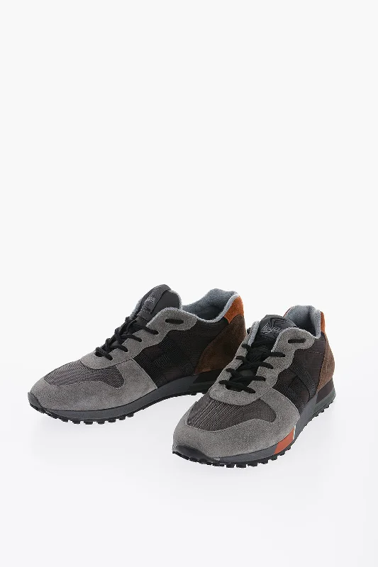 Sleek And Modern Shoes Hogan Suede Leather Low-Top Sneakers