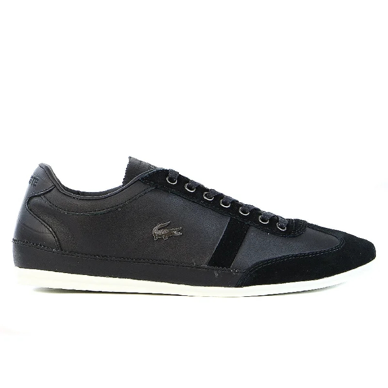 Men's Lightweight Boots Lacoste Misano 33 Mens Trainers  - Black - Mens