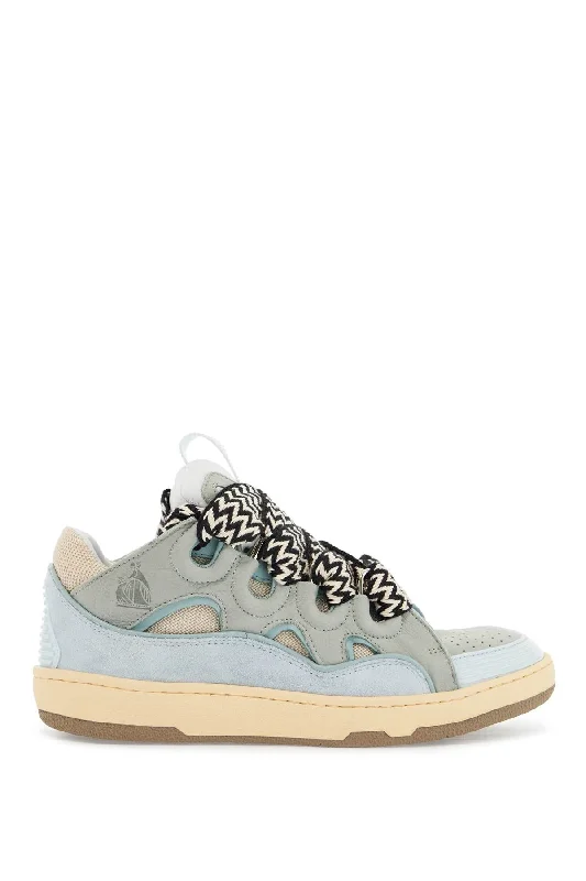Men's Flexible Sole Boots Lanvin Curb Sneakers