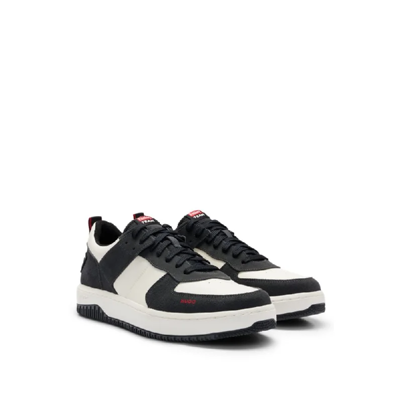 Men's Versatile Shoes Low-top trainers in faux leather and suede