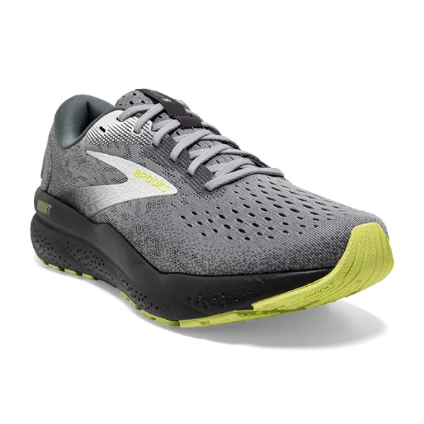 Men's Shock-Absorbing Shoes Brooks Men's Ghost 16 Grey/Green
