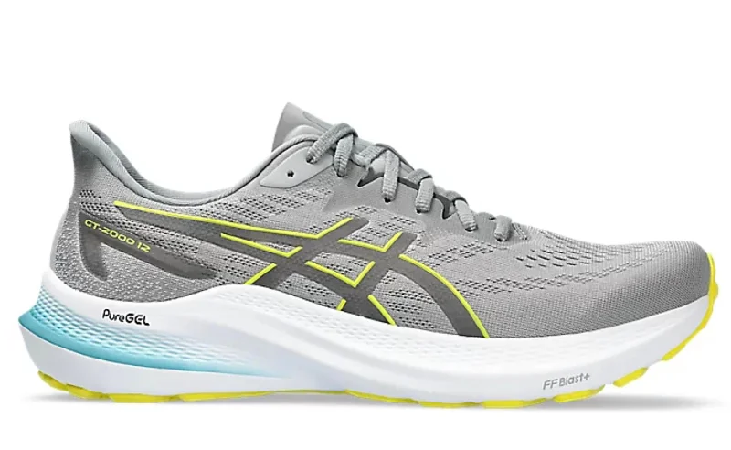 Men's Odor-Resistant Boots Men’S Gt-2000 12 Running Shoes- D In Sheet Rock/bright Yellow Men's Odor-Resistant Boots Men’S Gt-2000 12 Running Shoes- D In Sheet Rock/bright Yellow