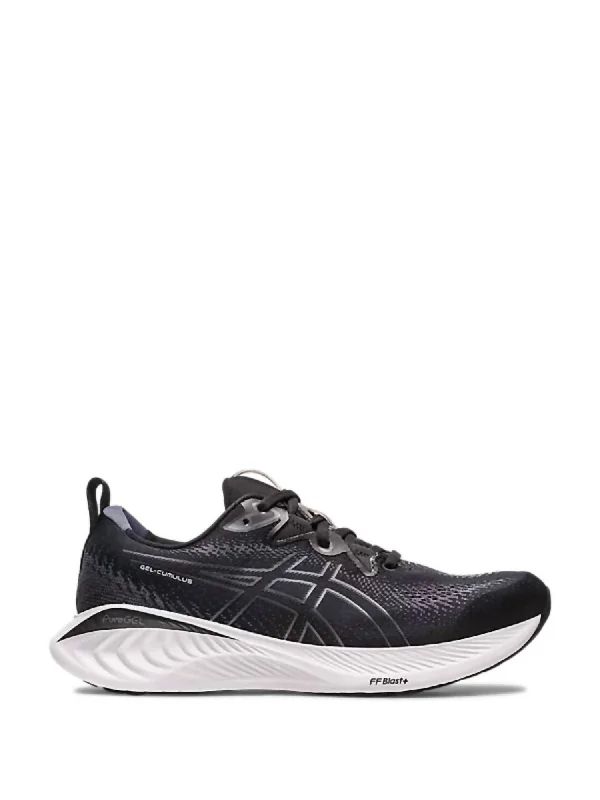 Men's Eco-Friendly Shoes Men's Cumulus 25 Running Shoes - 4E/wide Width In Black/carrier Grey Men's Eco-Friendly Shoes Men's Cumulus 25 Running Shoes - 4E/wide Width In Black/carrier Grey
