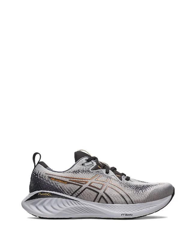 Men's Cozy Boots Men's Cumulus 25 Running Shoes - D/medium Width In Sheet Rock/sun Peach