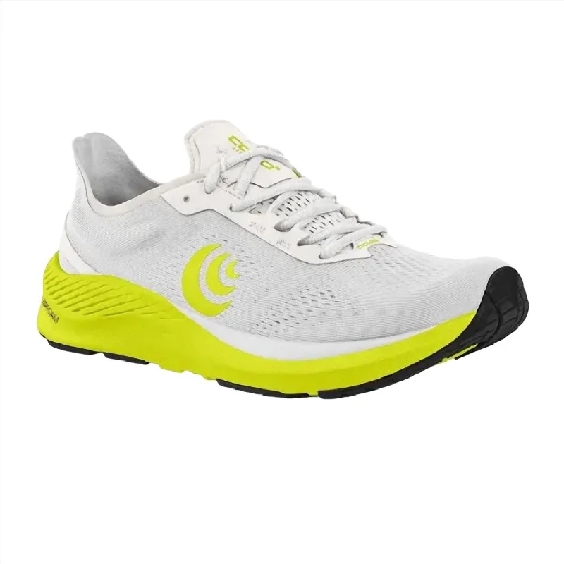 Limited-Time Offer On Premium Shoes Men's Cyclone Running Shoes - Medium Width In White,lime Limited-Time Offer On Premium Shoes Men's Cyclone Running Shoes - Medium Width In White,lime