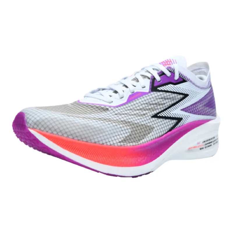 Men's Fashionable Shoes Men's Flame Shoes In White/neon Purplevine