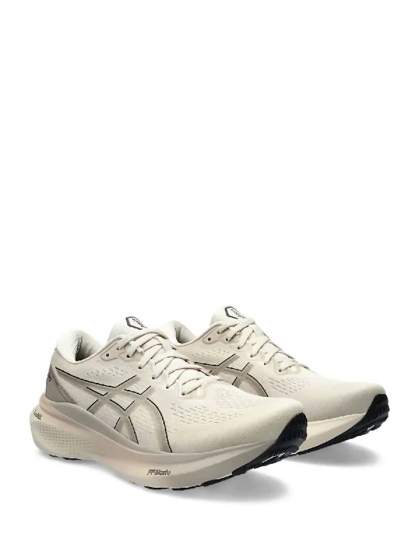 Men's Sporty Shoes Men's Gel Kayano 30 Running Shoes - 4E/wide Width In Oatmeal/black Men's Sporty Shoes Men's Gel Kayano 30 Running Shoes - 4E/wide Width In Oatmeal/black