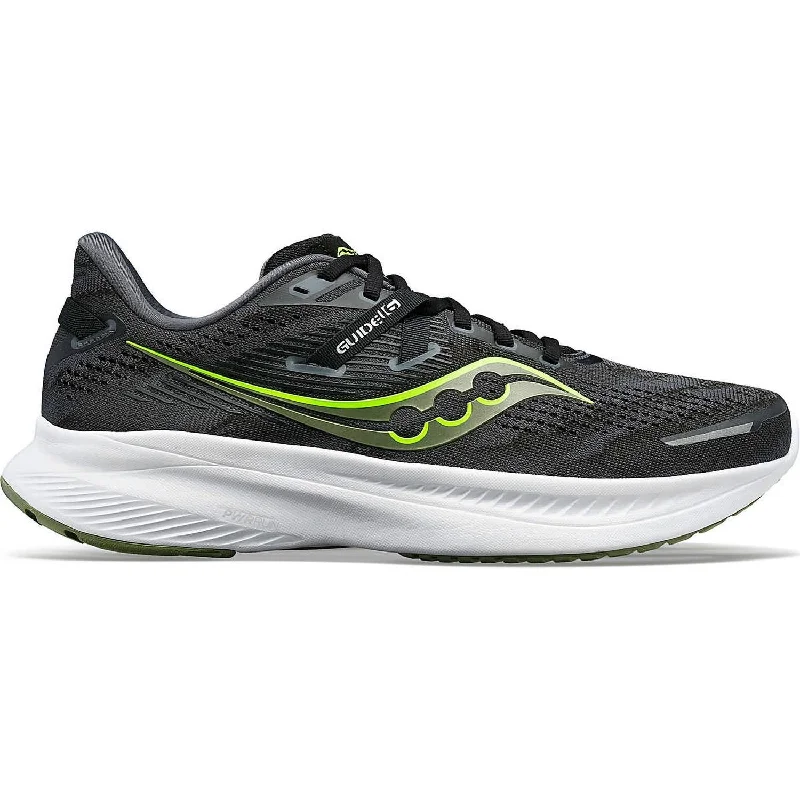 Men's Durable Boots Men's Guide 16 Running Shoes In Black/glade
