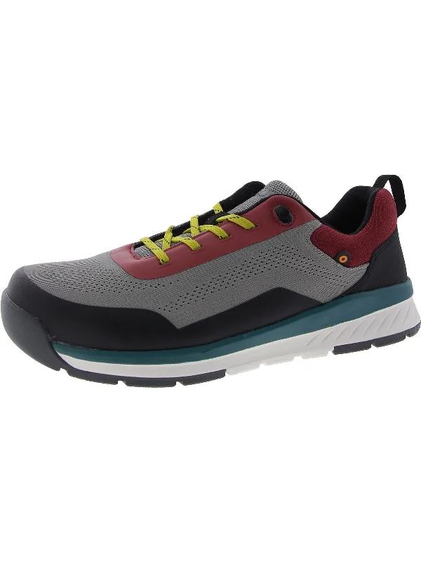 Men's Cushioned Shoes Mens Lace Up Solid Work & Safety Shoes