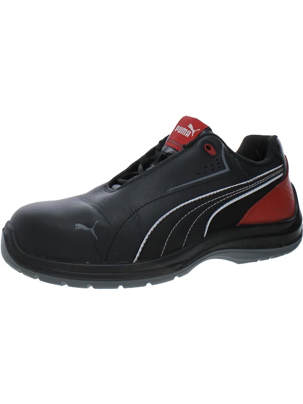 Men's Shock-Absorbing Shoes Mens Leather Safety Toe Work & Safety Shoes