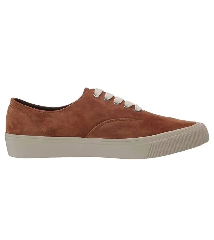 Men's Handcrafted Boots Men's Legend Sneaker X In Whiskey Suede