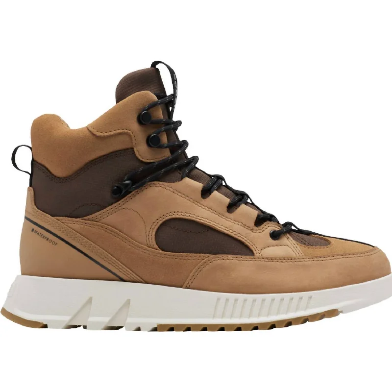 Seasonal Sale On High-Quality Shoes Men's Mac Hill Lite Trace Waterproof Sneaker Boots In Tawny Buff, Black Seasonal Sale On High-Quality Shoes Men's Mac Hill Lite Trace Waterproof Sneaker Boots In Tawny Buff, Black