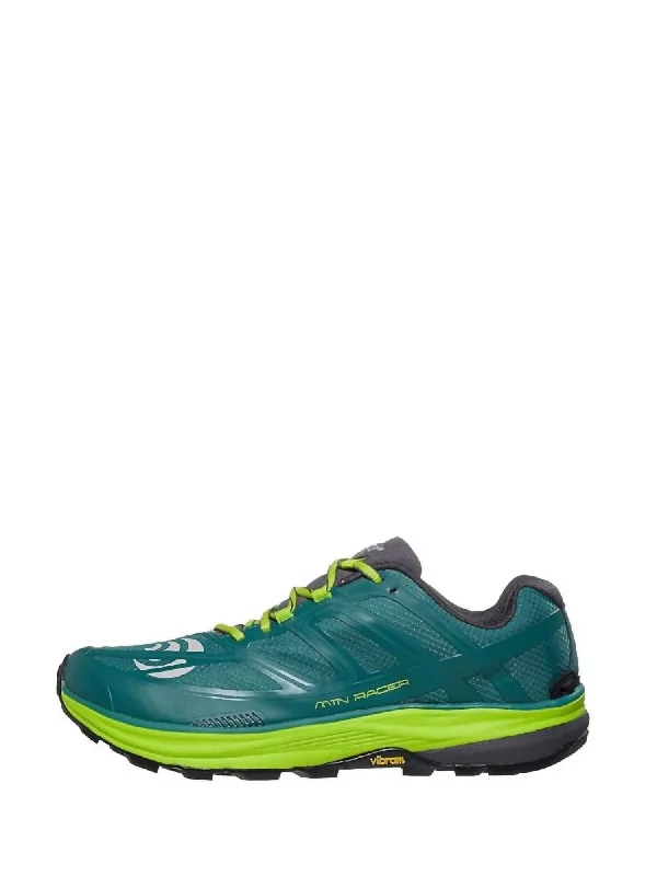 Shop Now For Discounted Shoes Men's Mtn Racer Trail Running Shoe - Medium Width In Teal/lime Shop Now For Discounted Shoes Men's Mtn Racer Trail Running Shoe - Medium Width In Teal/lime