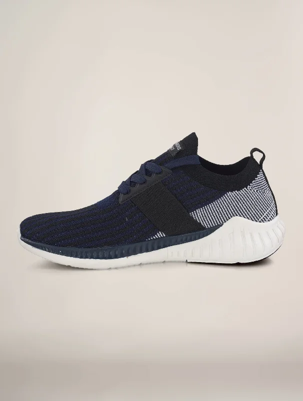 Men's Trendy Boots Men's Ribbed Knit Stellar Sneaker