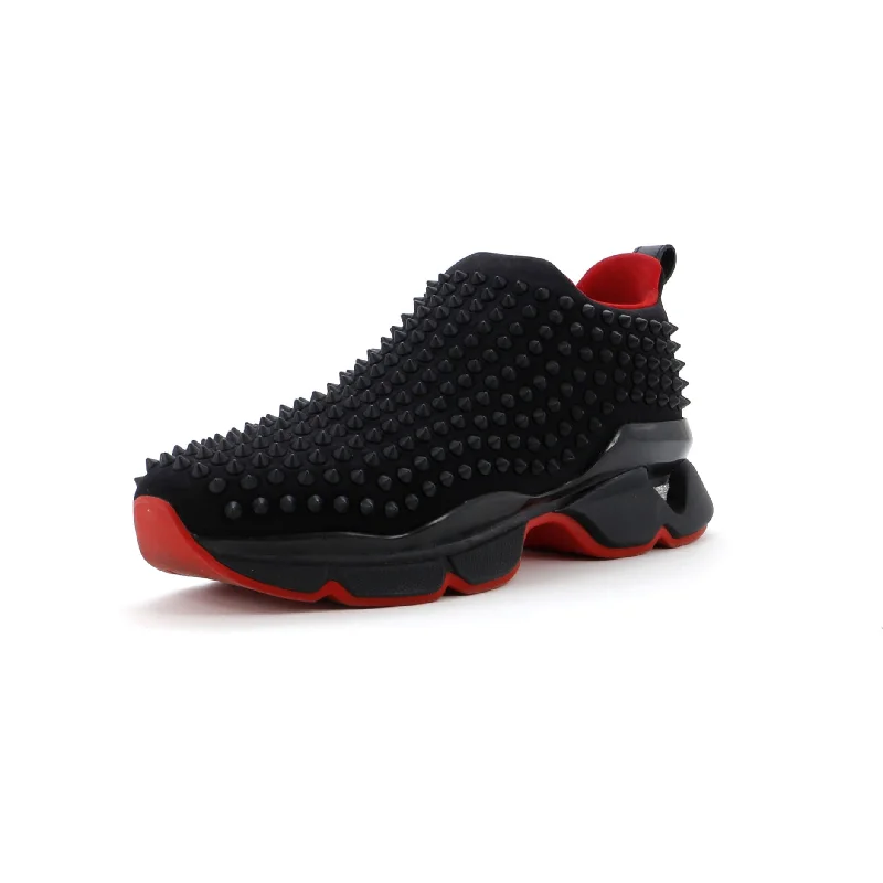 Men's Moisture-Wicking Shoes Men's Spike Sock Sneakers Spiked Neoprene