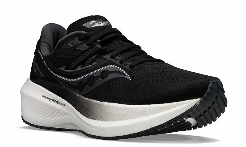 Men's Seamless Design Shoes Men's Triumph 20 Wide In Black/white