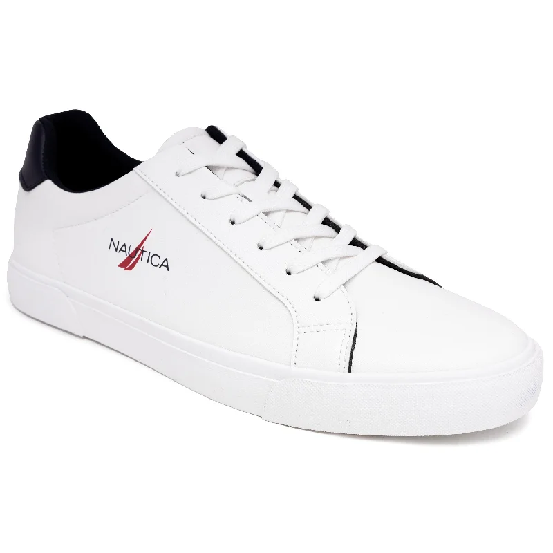 Comfortable Shoes For Men Nautica Logo Lace-Up Sneaker