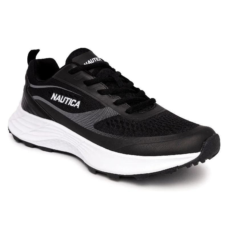 Men's Shock-Absorbing Shoes Nautica Logo Mesh Sneaker