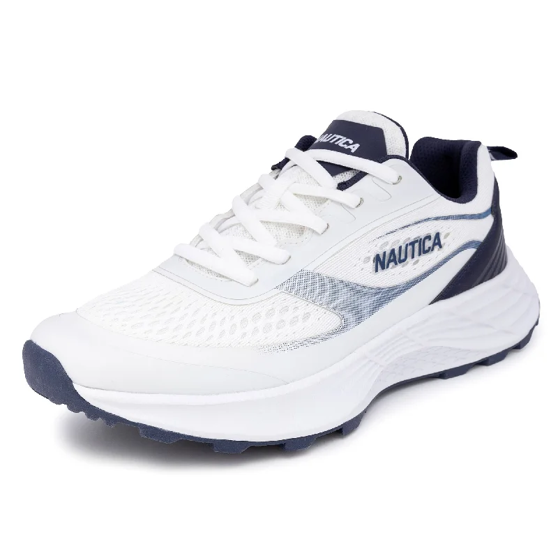 Men's Trendy Shoes Nautica Mens Logo Mesh Sneaker