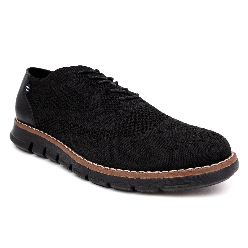 Men's Stylish Shoes Nautica Mens Mixed Media Lace-Up Shoe