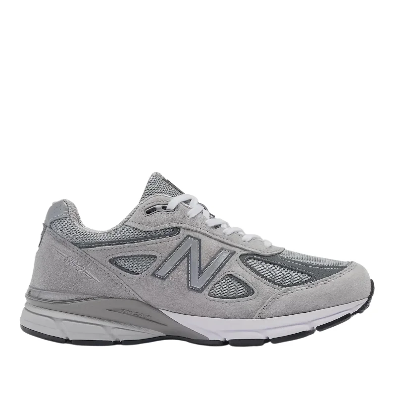 Men's Shock-Resistant Boots New Balance 990 V4 Grey/White  U990GR4 Men's