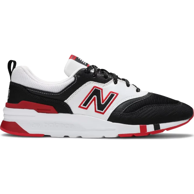 Men's Lightweight Shoes New Balance 997 White/Black-Red  CM997HBX Men's