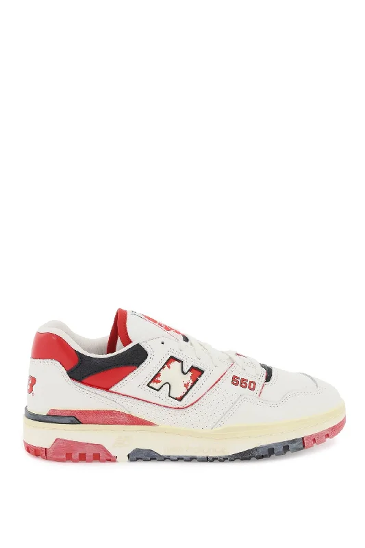 Men's Energy-Return Shoes New Balance Vintage-Effect 550 Sneakers