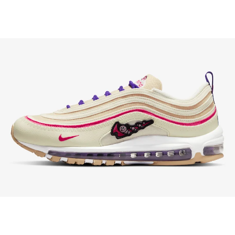 Men's Classic Boots Nike Air Max 97 SE Sesame/Electro Purple  DH4759-200 Men's