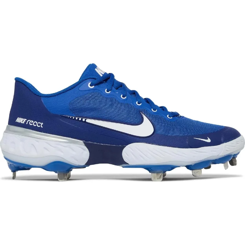 Men's Premium Shoes Nike Alpha Huarache Elite 3 Low Game Royal/White  CK0746-400 Men's