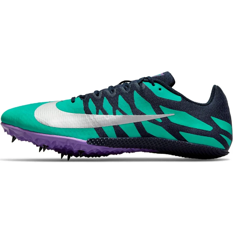 Men's Modern Shoes Nike Zoom Rival S 9 Obsidian/Metallic Silver  907564-406 Men's