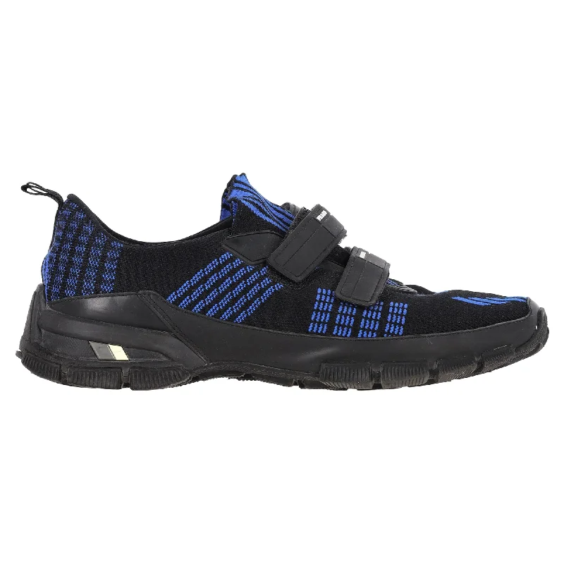 Men's Seamless Design Boots Prada Crossection Velcro Strap Low Top Sneakers in Blue Synthetic Men's Seamless Design Boots Prada Crossection Velcro Strap Low Top Sneakers in Blue Synthetic