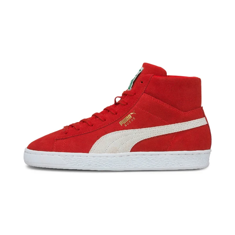 Lightweight Breathable Shoes For Men PUMA Men's Suede Mid XXI Sneakers