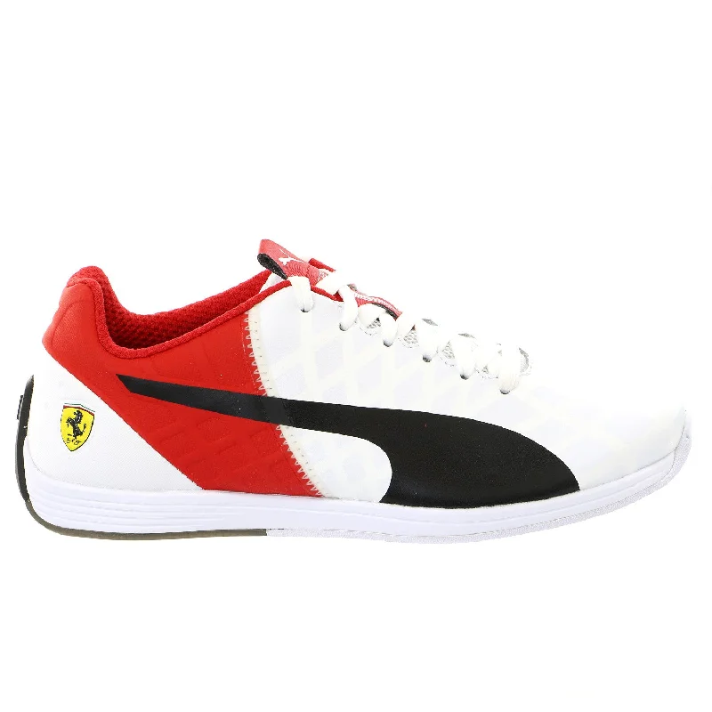 Men's Handcrafted Boots Puma Evospeed 1.4 Scuderia Ferrari Fashion Sneaker Shoe - White/Black/Rosso Corsa - Mens Men's Handcrafted Boots Puma Evospeed 1.4 Scuderia Ferrari Fashion Sneaker Shoe - White/Black/Rosso Corsa - Mens
