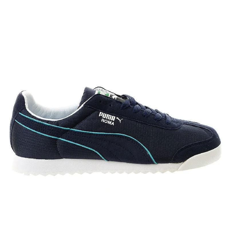 Clearance Sale On Men's Shoes Puma Roma Spring NM Lace-Up Fashion Sneaker Shoe - Peacoat/Capri Breeze - Mens