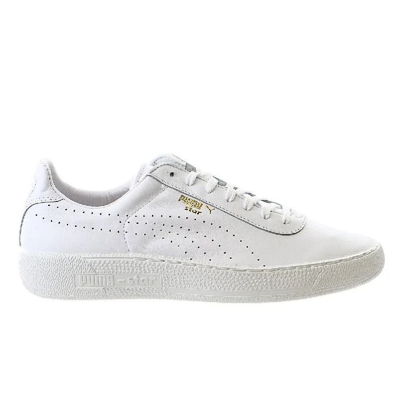 Men's Moisture-Wicking Shoes Puma Star Fashion Sneaker Shoe - White/White - Mens